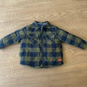 12m 7 for all Mankind boys lined shacket. Washed never worn.
